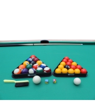 Billard convertible couleur bois Chêne 226 x 126cm - Ambiance