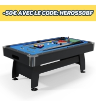 Billard américain set complet 214 x 122 x 83 cm - Antarctique