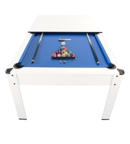 Billard américain convertible 206 x 116 x 80 cm - Harmony Ivoire