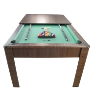 Billard américain convertible 226 x 126 x 80 cm - Ambiance Chêne