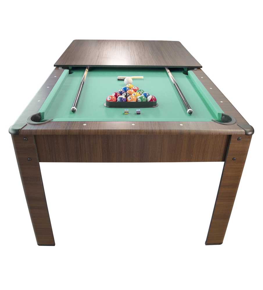 Billard américain convertible 226 x 126 x 80 cm - Ambiance Chêne Billard américain convertible 226 x 126 x 80 cm - Ambiance Chêne