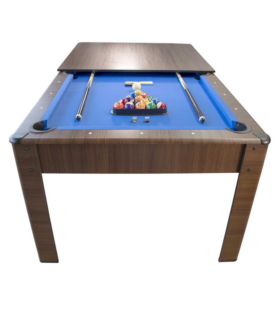 Billard américain convertible 206 x 116 x 80 cm - Harmony Chêne