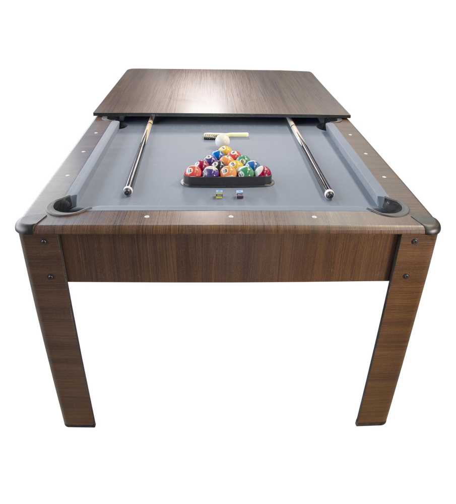 Billard américain convertible 226 x 126 x 80 cm - Ambiance Chêne Billard américain convertible 226 x 126 x 80 cm - Ambiance Chêne