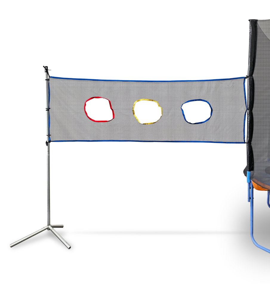 Filet Multi-Jeux Universel - Compatible avec Tous Trampolines -76x250 cm