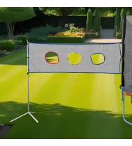 Filet Multi-Jeux Universel - Compatible avec Tous Trampolines -76x250 cm