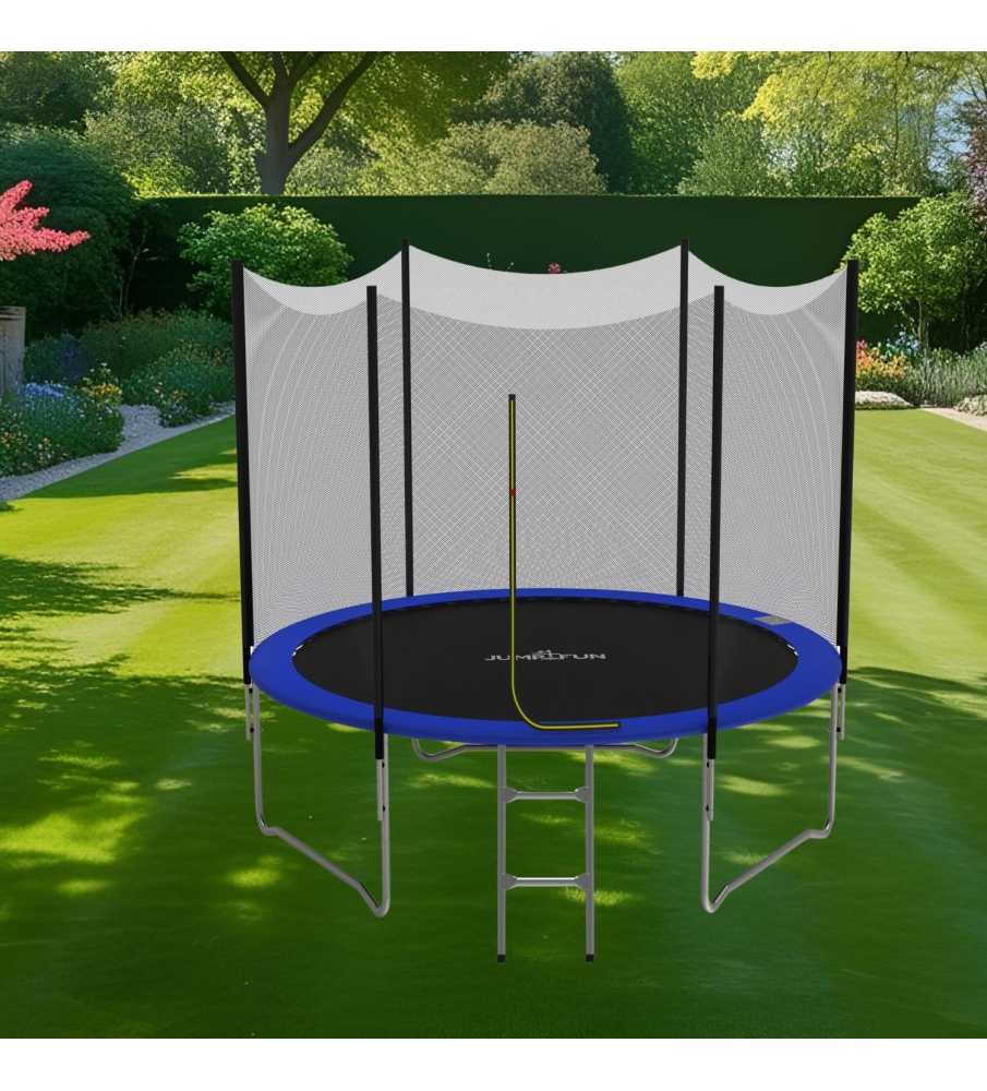 Trampoline Extérieur Fly 183 Cm – Filet De Sécurité, 36 Ressorts, Charge 50 Kg – Pour Enfants, Matériaux Résistants