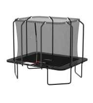 Trampoline extérieur Luxury Rectangle Noir - 244x305cm