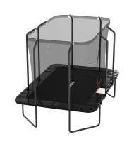 Trampoline extérieur Luxury Rectangle Noir - 244x366cm