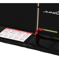 Trampoline extérieur Luxury Rectangle Noir - 244x366cm