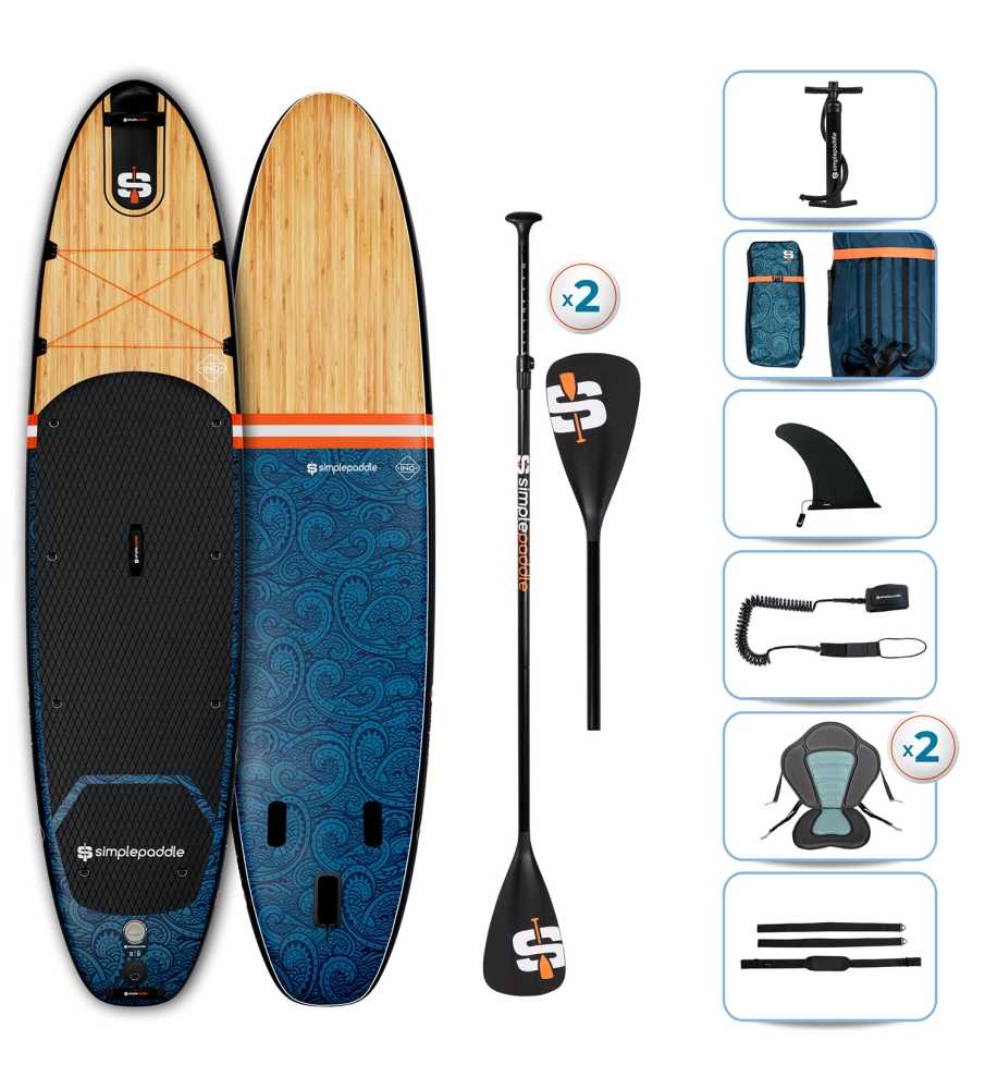 Paddle gonflable 2 personnes Ino 12' - 366cm - Simple Paddle