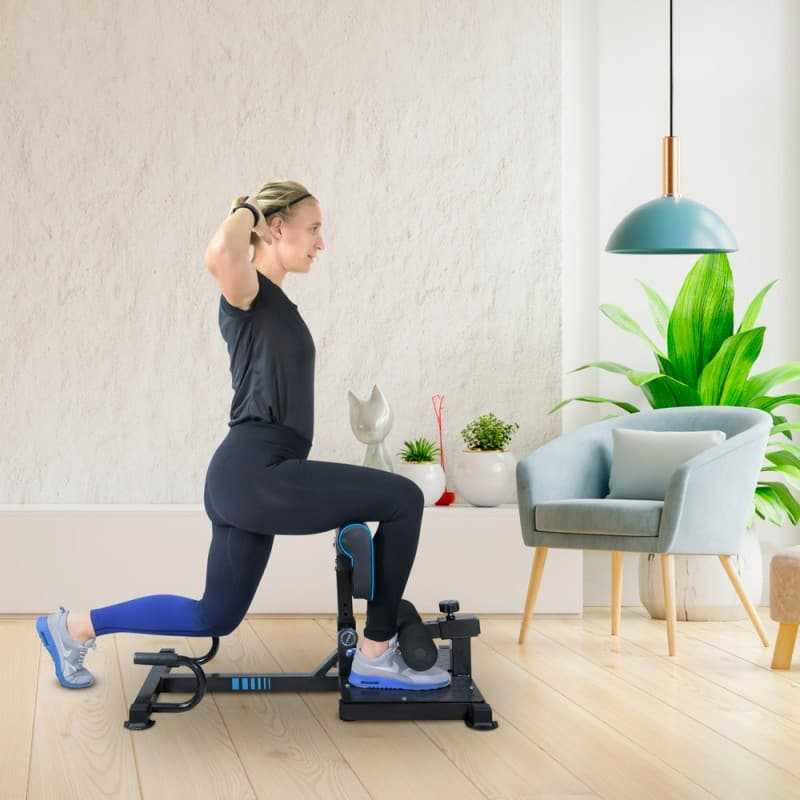 EEUK Banc De Musculation Pliable Multifonctions – Rowing, Sit-Ups, Leg Curl, Extension, Charge Max 200kg, Tapis PU/Acier