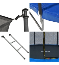 Trampoline pour enfant Jump4Fun Deluxe filet intérieur