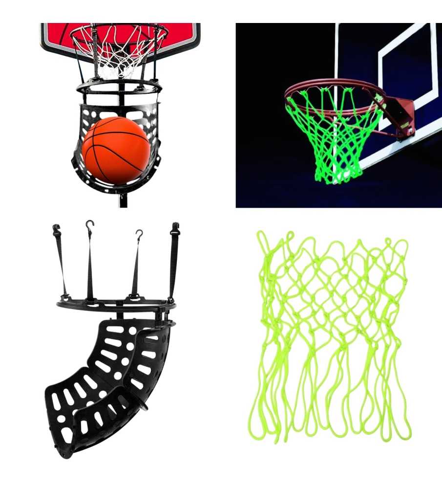 Pack de Basket-Ball Retour de ballon et filet phosphorescent