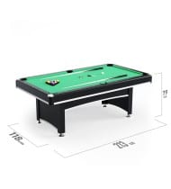 Table multi-jeux 3 en 1 (Billard, Ping pong, Plateau dinatoire) - SOKKER - Apollon