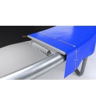 Coussin de protection des ressorts pour Trampoline 14FT ø427cm Universel Classique