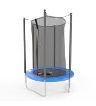 Trampoline de jardin Cocon ø150 cm- 5FT- Filet intérieur et matelas de protection