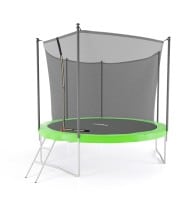 Trampoline de jardin ø 305 cm- 10FT- Filet intérieur, Matelas de protection et Echelle