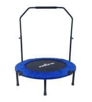 Trampoline fitness pliable 90 cm poignée réglable en hauteur