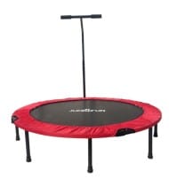 Trampoline fitness pliable 120 cm poignée réglable en hauteur en forme de T