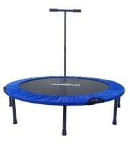 Trampoline fitness pliable 120 cm poignée réglable en hauteur en forme de T