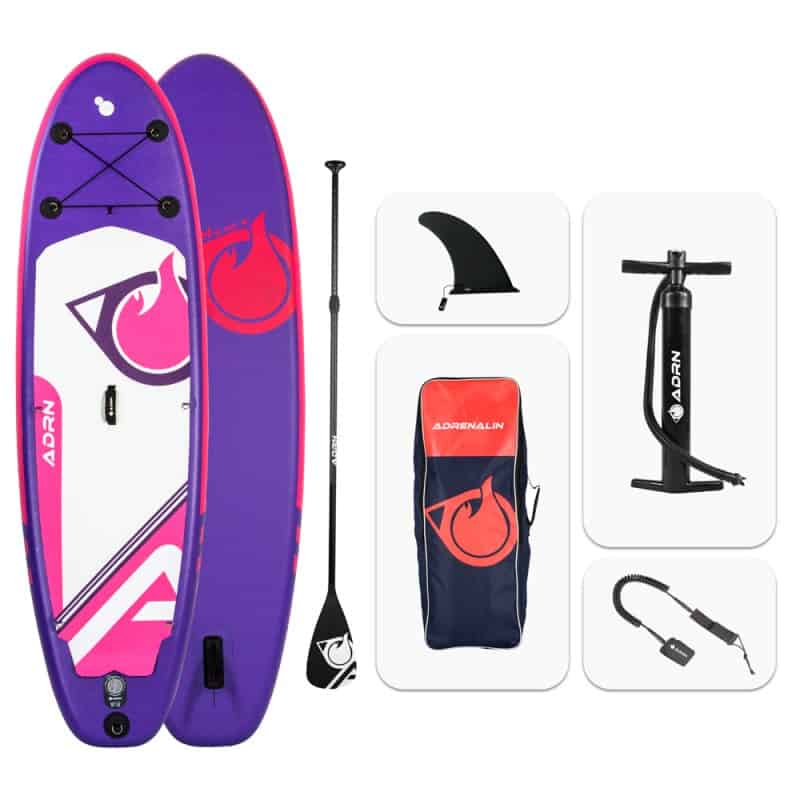 Stand up Paddle Gonflable 9' - CARVER ADRN 9' 30'' 5'' (274x76x13) - avec Pompe, Pagaie, Leash et Sac de transport