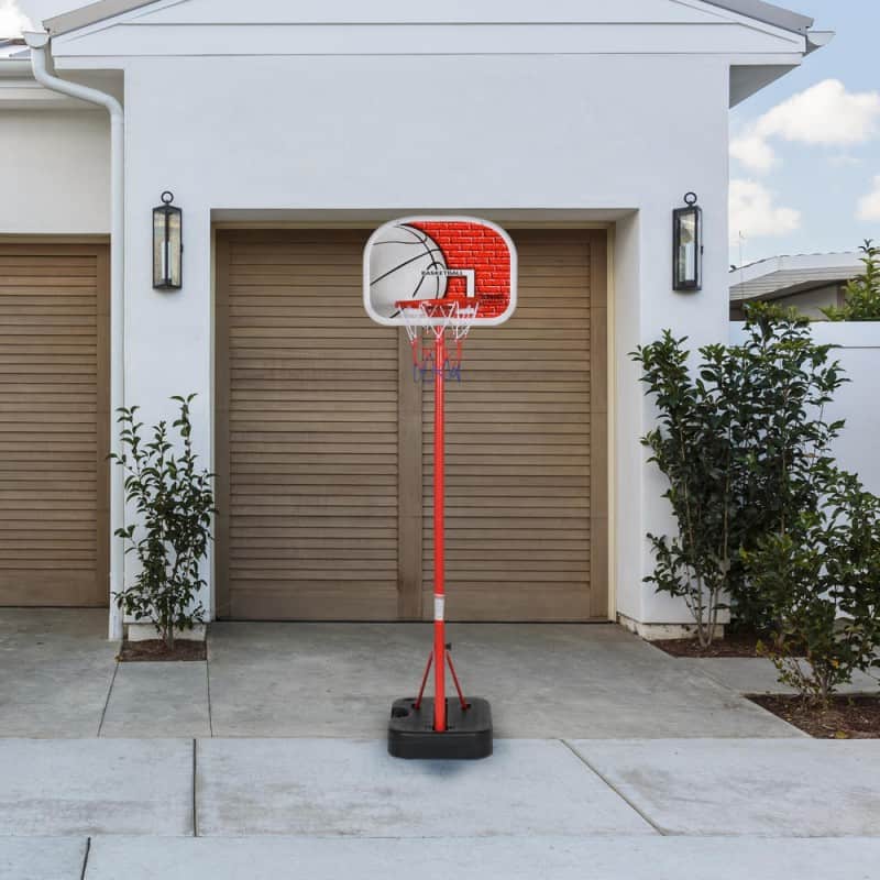 5IN1 Panier De Basket Enfant,Hauteur Réglable De 95 à 135 Cm