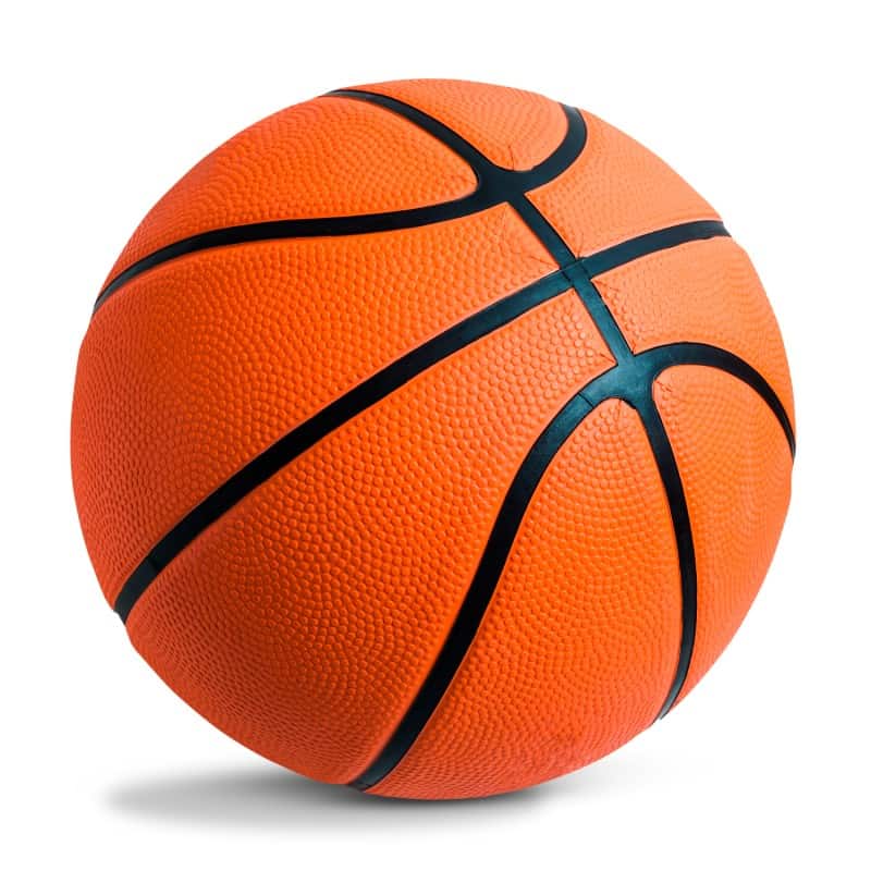 Ballon de basket orange Taille 7 - Ballon basket classique
