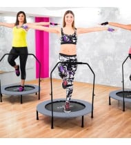 Mini Trampoline Fitness Jump4fun Pliable Double-Bar - Ø122cm