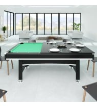 Table multi-jeux 3 en 1 (Billard, Ping pong, Plateau dinatoire) - SOKKER - Apollon