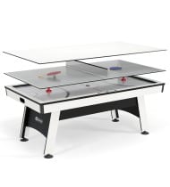 Table multi-jeux 3 en 1 (Air Hockey, Ping pong, Plateau dinatoire) - SOKKER - Samurai