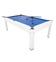 Billard Américain HARMONY 6Ft - 206,5 x 116,5 x 80 cm avec accessoires - Couleur Ivoire