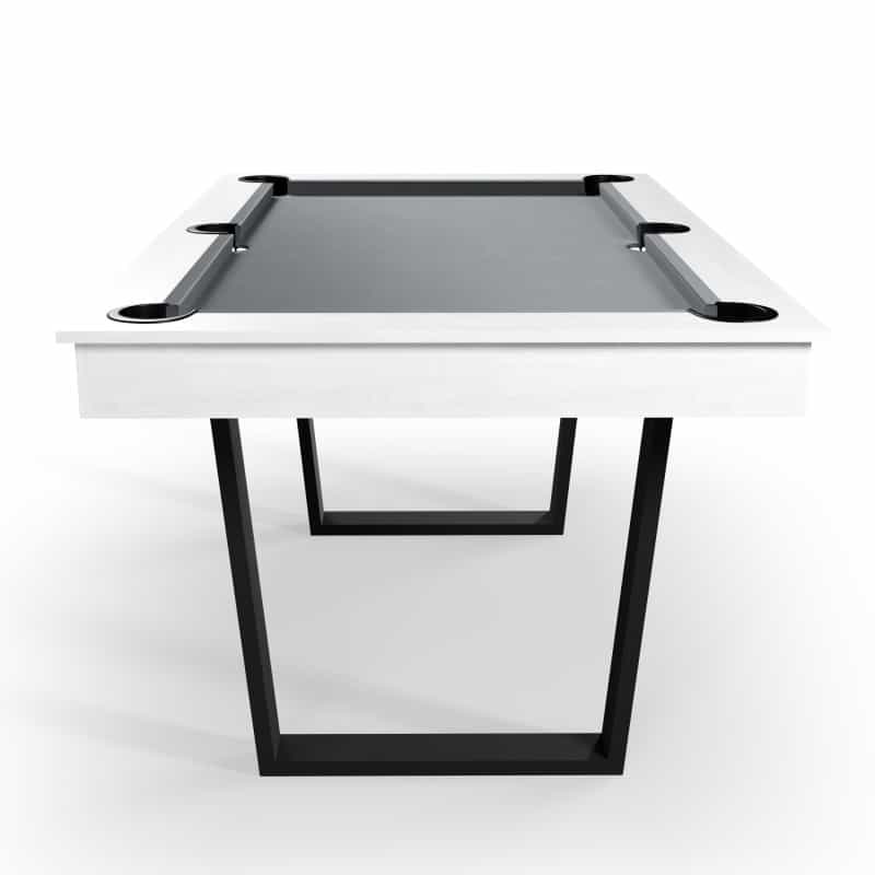 Table De Billard Convertible En Table à Manger - 183x102cm - Set Accessoires Complet (Vert/Bleu)