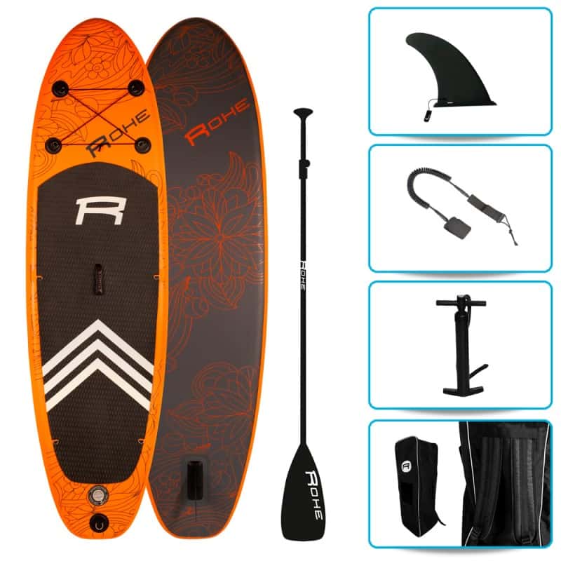 Pack Stand Up Paddle Gonflable 9'0 - Havane 2 ROHE 9' x 30" x 5" (274x76x13 cm) - avec accessoires