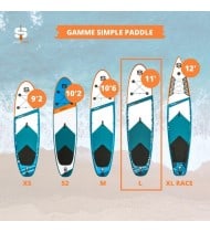 L 11' PACK STAND UP PADDLE