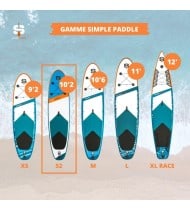 S2 10'2 PACK STAND UP PADDLE