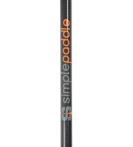 Pagaie Stand Up Paddle fibre de verre / carbone HORUZ Simple Paddle