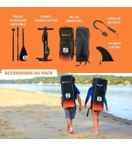 S2 10'2 PACK STAND UP PADDLE