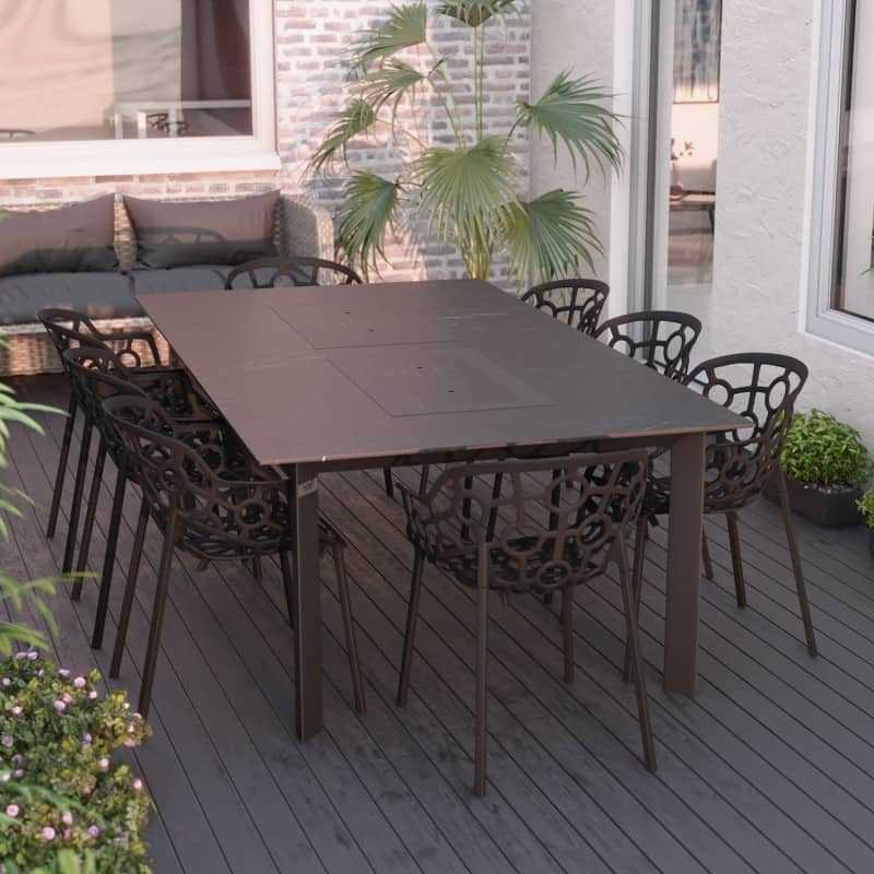 Table de jardin FRIENDLY - 8/10 personnes