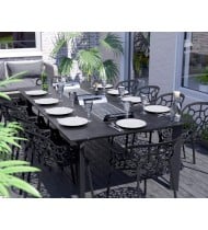 Table de jardin FRIENDLY - 8/10 personnes