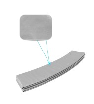 Coussin de protection des ressorts pour Trampoline 14Ft / 427 cm - Gris - PE