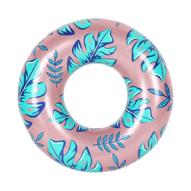 Bouée gonflable piscine XXL / ø 108 cm - Tropical géant