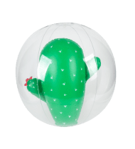 Ballon Gonflable ø41 cm pour Piscine & Plage, Accessoire d'Eau - Design Cactus
