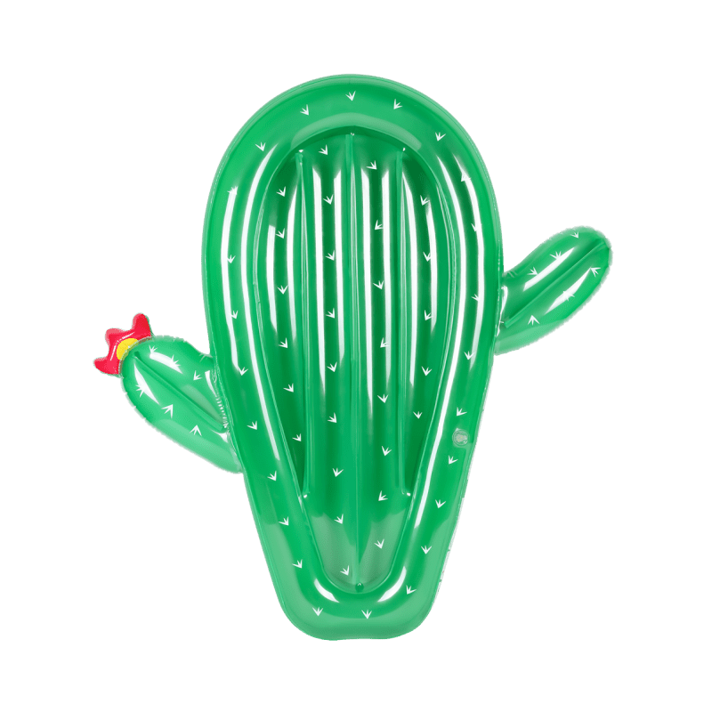 Matelas Gonflable Géant, Ultra Confort, pour Piscine & Plage - Cactus - Longueur 120 cm