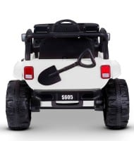 Voiture Electrique 4x4 Tout-Terrain pour Enfant 2x40W - Marche AV/AR, Phares et Système Audio