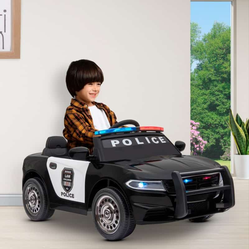 Voiture électrique pour enfants - Voiture de police pour enfants 2