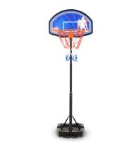 Panier De Basket Enfant Réglable 75-105cm - Avec 3 Ballons Et Pompe, Pour Intérieur Et Extérieur