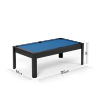 Billard américain convertible 206 x 116 x 80 cm - Harmony Noir