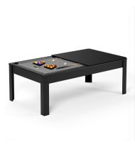 Table de billard convertible en table à manger 206cm - Noir | Sokker