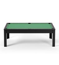 Billard américain convertible 226 x 126 x 80 cm - Ambiance Noir