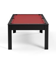 Billard américain convertible 226 x 126 x 80 cm - Ambiance Noir